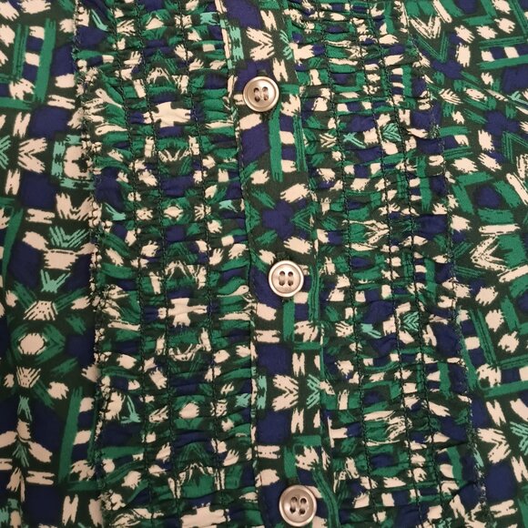 Loft Size XL Blue and Green Top (NWT) - Picture 7 of 12